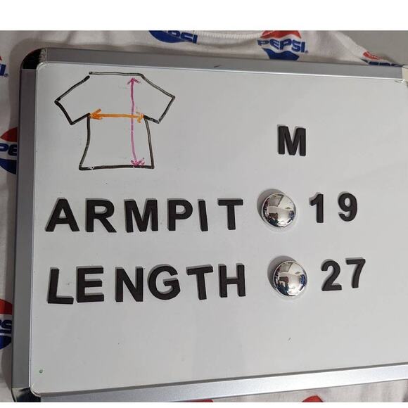 PEPSI M Allover Print Short Sleeve T-Shirt CM Punk - Picture 5 of 5